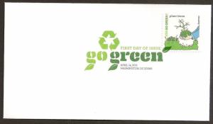 US 4524k Go Green Plant Trees DCP FDC 2011