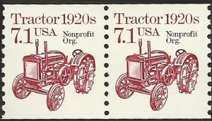 # 2127a MINT NEVER HINGED PRE-CANS. TRACTOR