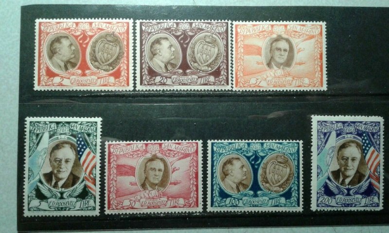  San Marino #257A-F,C51A-H MNH e206 9662