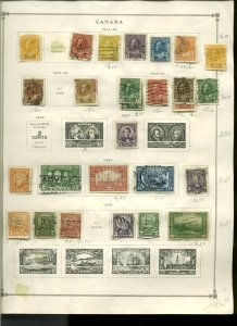 Collection, Canada Part B Scott Pages, 1917/1933, Cat $165, Mint & Used