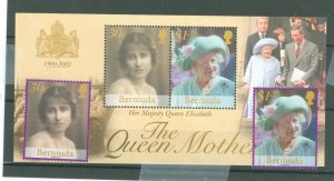 Bermuda #834-835/836  Single (Complete Set) (Queen)