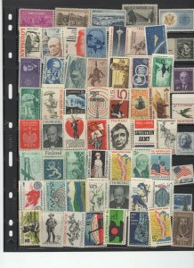 A Nice Selection Of 125 All Different United States Stamps. MNH. OG.   #02 US125