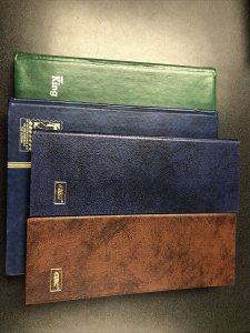 4 x Stamp Stock Books ( Total 39 Pages ) 