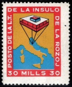 1968 Italy Local Post Micronation Of Rose Island 30 Mills MNH