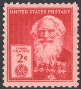 SC#890 2¢ Famous Americans: Samuel Morse Single (1940) MNH