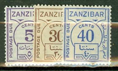 LC: Zanzibar J18-23 mint CV $61.75; scan shows only a few