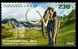 2019 Armenia 1112 Prehistoric Animals - Mammoth
