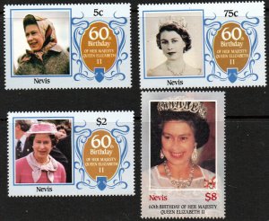 Nevis Sc #472-475 MNH