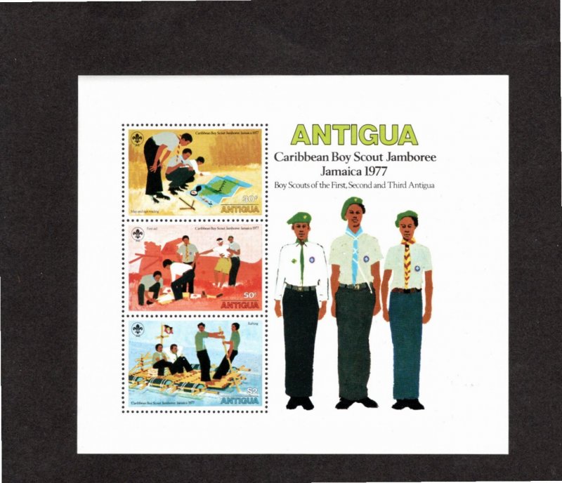 Antigua 1977 Sc 471a MNH Souvenir Sheet Perforate