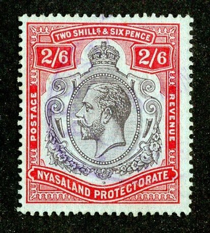 1924 Nayasaland Sc.# 34 used cv $42.50  (584 BCXX )
