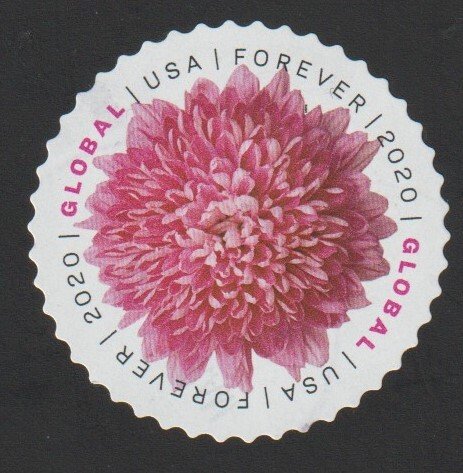 SC# 5460 - ($1.20) - Global International: Chrysanthemum, used single off paper