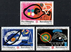 Spain Sc #B184-B186 MNH