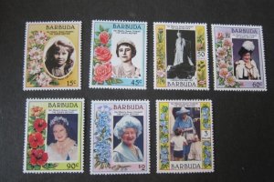 Barbuda Sc 687-693 Royal Family set MNH