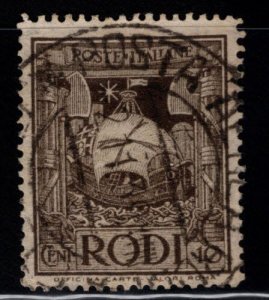 ITALY Offices in Rhodes Scott 56 Used 1932 perf 14 inscribed stamp