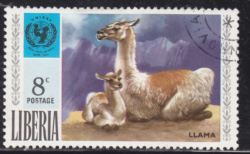 Liberia 573 Llamas 1971