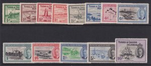 Turks & Caicos Islands, Scott 105-117 (SG 221-233), MHR