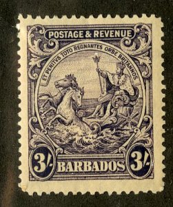 BARBADOS 179 MH SCV $14.00 BIN $6.00 ROYALTY, CHARIOT