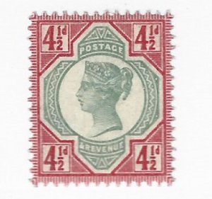 GB Sc #117 41/2p red and green mint