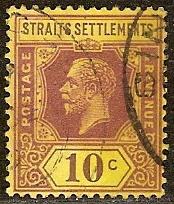 STRAITS SETTLEMENTS  191a  F  USED