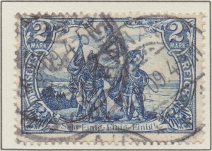 Germany Deutsches Reich 2 mark Blue Lozenges Watermark stamp 1905 SG94