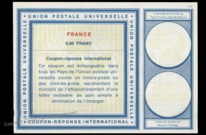 France International Reply Coupon IRC Post Office Unused G99004