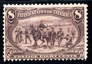 USAstamps Unused FVF US 1898 Trans-Mississippi Troops Scott 289 OG MNH