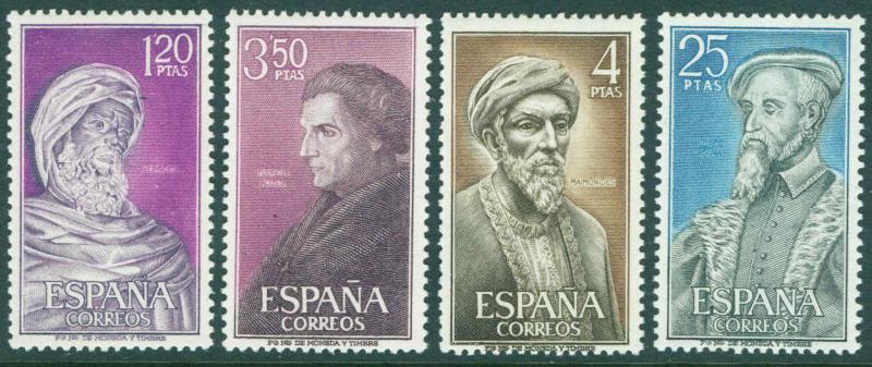 SPAIN Scott 1461-1464 MNH** 1967 Physician set