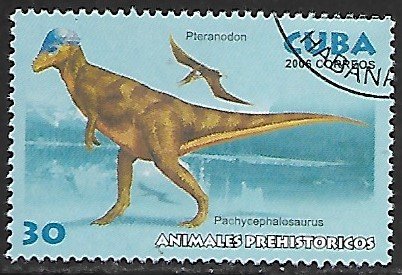 Cuba # 4581 - Pachycephalosaurus - unused / CTO....{R23}
