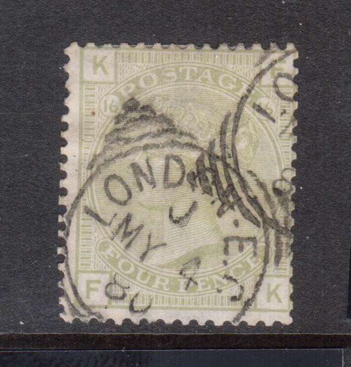 Great Britain #70 Used Plate 16