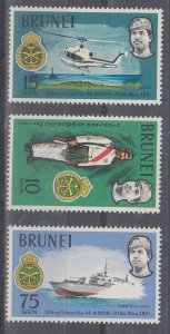 Brunei Scott #162-164 MH