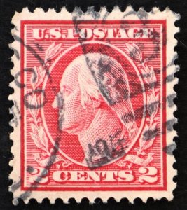 U.S. Used Stamp Scott #406 2c Washington, Superb. CDS Duplex Cancel. A Gem!