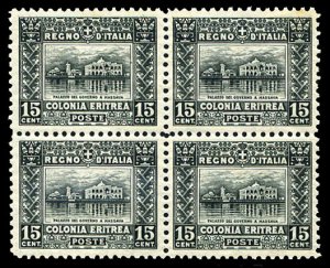 Italian Colonies, Eritrea #47A (Sass. 131) Cat€350, 1929 15c gray, perf. 11...