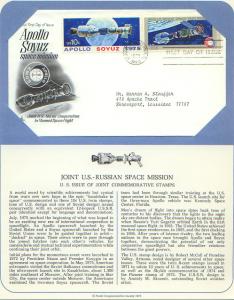 Apollo-Soyuz, FDC (USHFDC1569-70