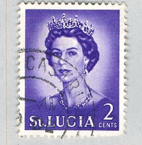 St Lucia 183 Used QEII 1964 (BP59321)