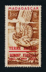 Malagasy C54 MH - Allegory of Air Mail, Terre Adele o/p