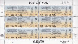 Isle of Man 1983 EUROPA Sheets of Six. VF/NH/(**)