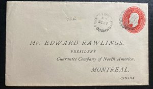 1909 Wychwood Canada Postal Stationery Commercial Cover To Montreal