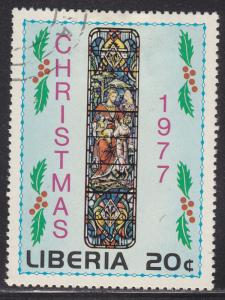 Liberia 791 Stained Glass Windows 1977