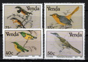 South Africa Venda 221-224 MNH Birds Nature Wildlife ZAYIX 0424S0076M