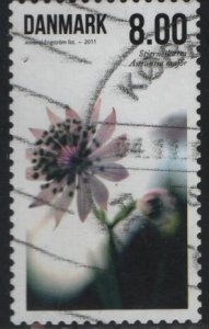 DENMARK  1547 F/VF USED FLOWERS