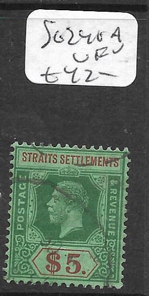 MALAYA STRAITS SETTLEMENTS   (P1105B)  KGV  $5.00  SG 240A  VFU