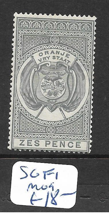 ORANGE FREE STATE  (PP3005B)  POSTAL FISCAL  6D  SG F1   MOG