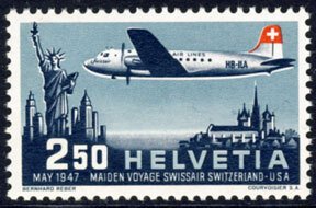 Scott #C42 DC-4 Flight MNH