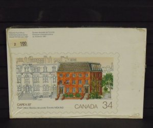 14737   CANADA   Postal Cards - CAPEX '87   Post Offices Issues   CV $ 4.00
