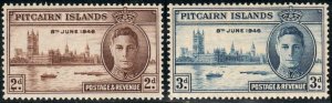 Pitcairn Islands  #9-10  Mint NH CV $1.40