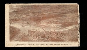 USA #65 Used On Magnus Patriotic Showing View Of The Fortification Around WA