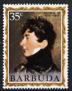 BARBUDA - 1970 - English Monarchs, George IV - Perf 1v - Mint Never Hinged