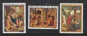 MALI C205-C207 MH VF XMAS - Religious Art Complete set