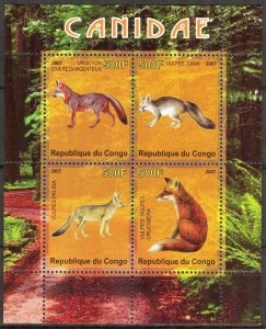 Congo 2007 Animals Fox (1) MNH Private