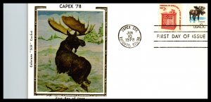 US 1757a-1757h Capex Colorano Set of Eight U/A FDC